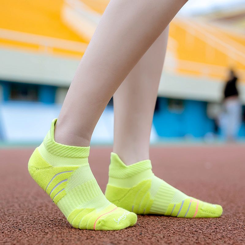 Low-Cut Summer Breathable Running Terry Socks