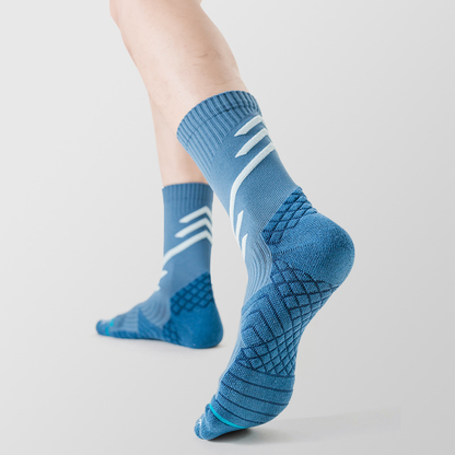 Men’s Mid-Calf Winter Running Socks - Pro Terry Cushion