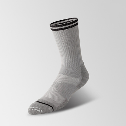 Men’s Mid-Crew Trendy Socks - Pure Color Everyday Fit