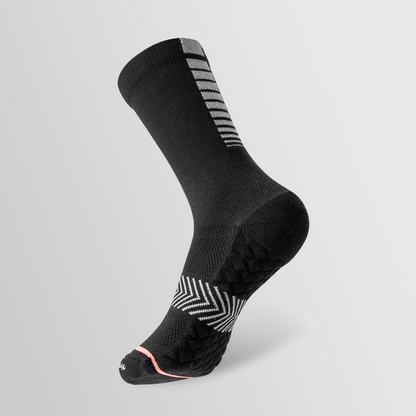 Mid-Calf Reflective Running Socks - Towel-Bottom