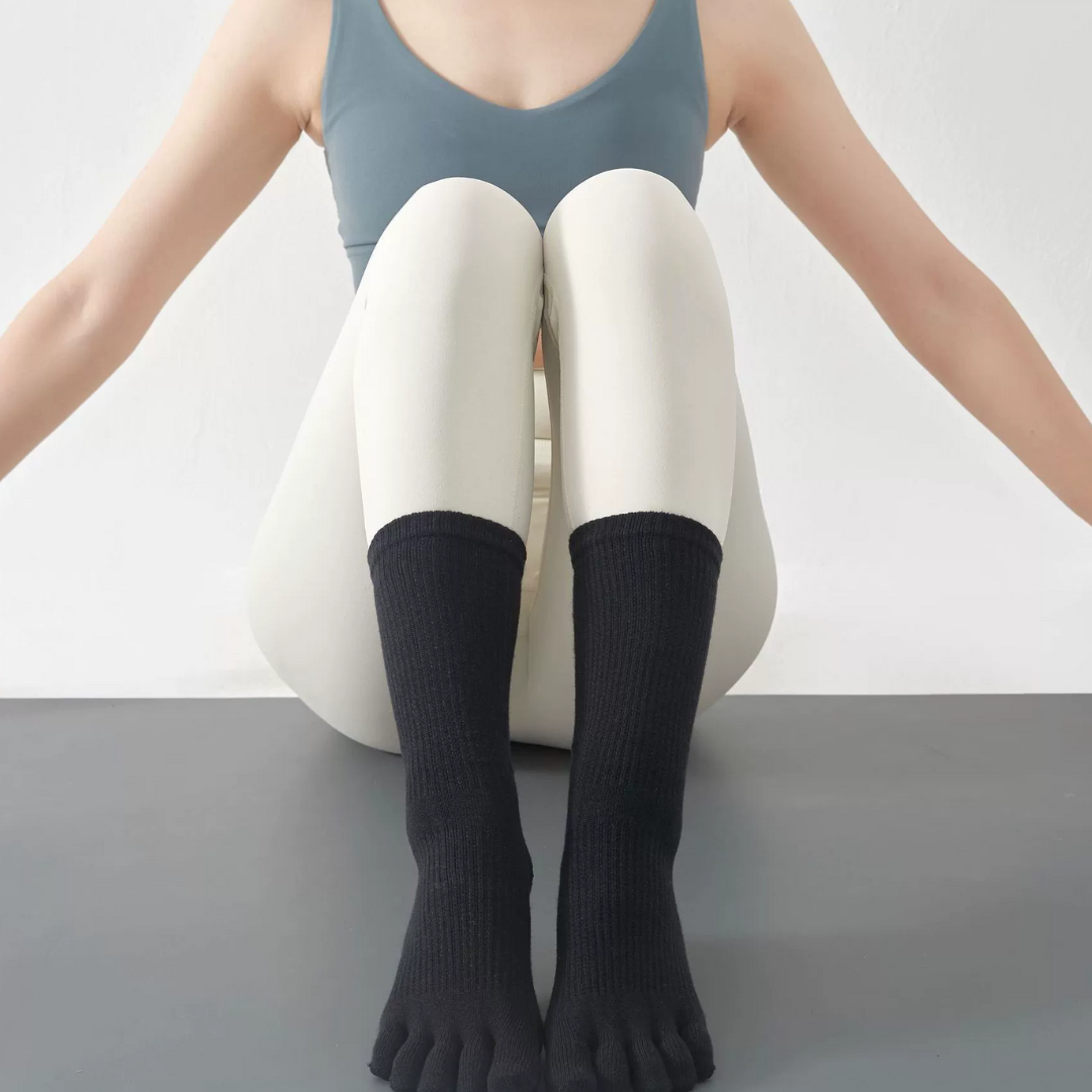 Yoga pressure medium tube five-finger socks-Zensoul Socks