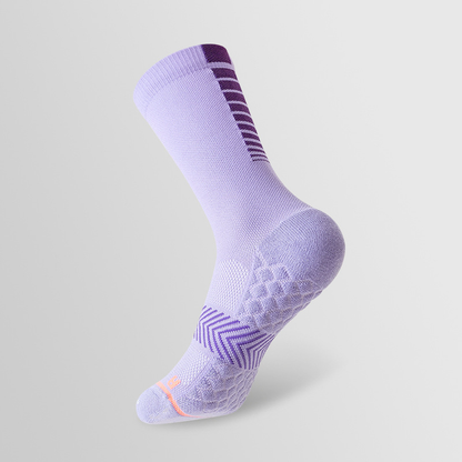 Mid-Calf Reflective Running Socks - Towel-Bottom