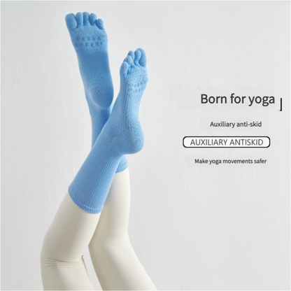 Yoga pressure medium tube five-finger socks-Zensoul Socks