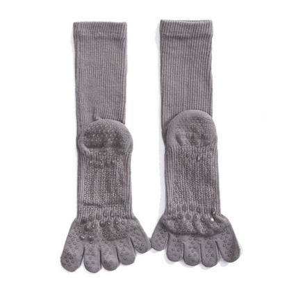 Yoga pressure medium tube five-finger socks-Zensoul Socks